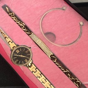 Isaac Mizrahi Watch Bracelet Set